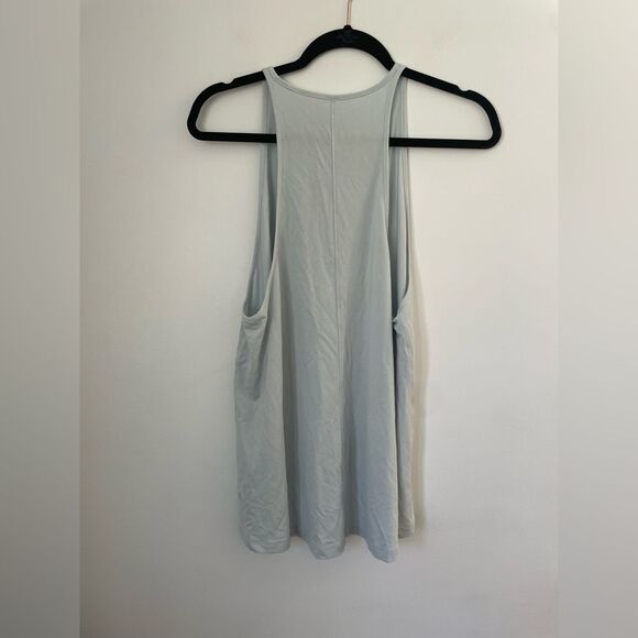 Lululemon top womens green gray activewear tank top size large - Picture 2 of 5